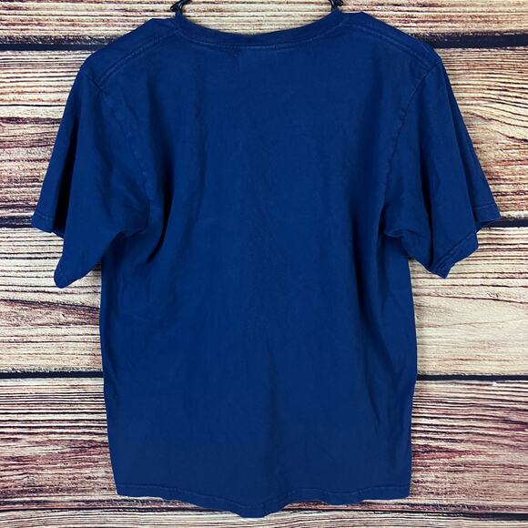 Vintage 1990s Nike Silver Tag Navy Blue Essential T-shirt - Picture 7 of 7